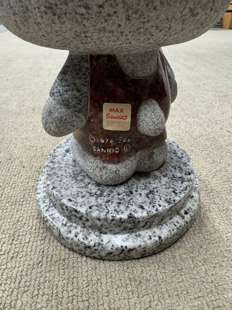 ハローキティ 石像 御影石 オブジェ 置物 サンリオ ‼️期間限定出品