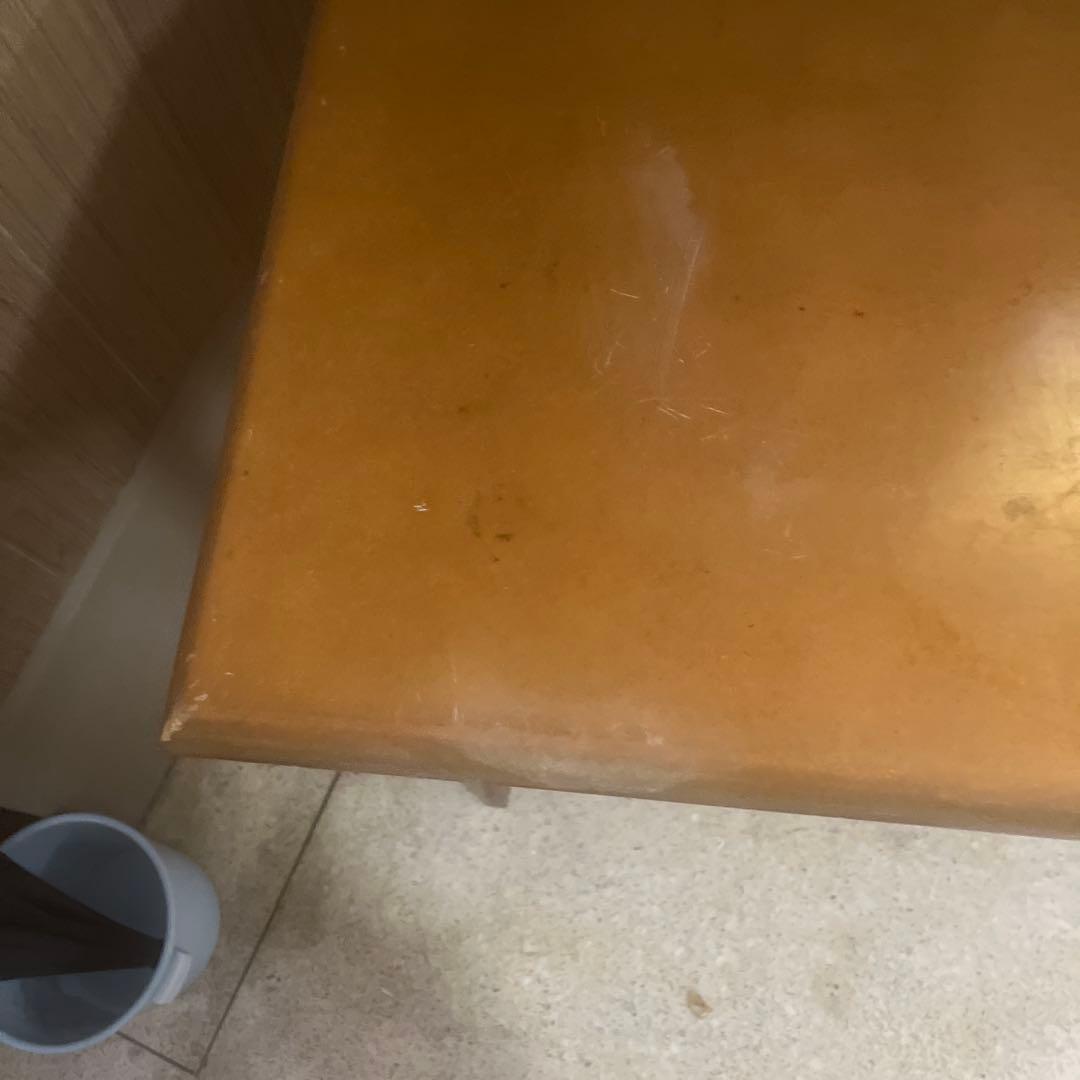 木製 長方形テーブル 使用感あり