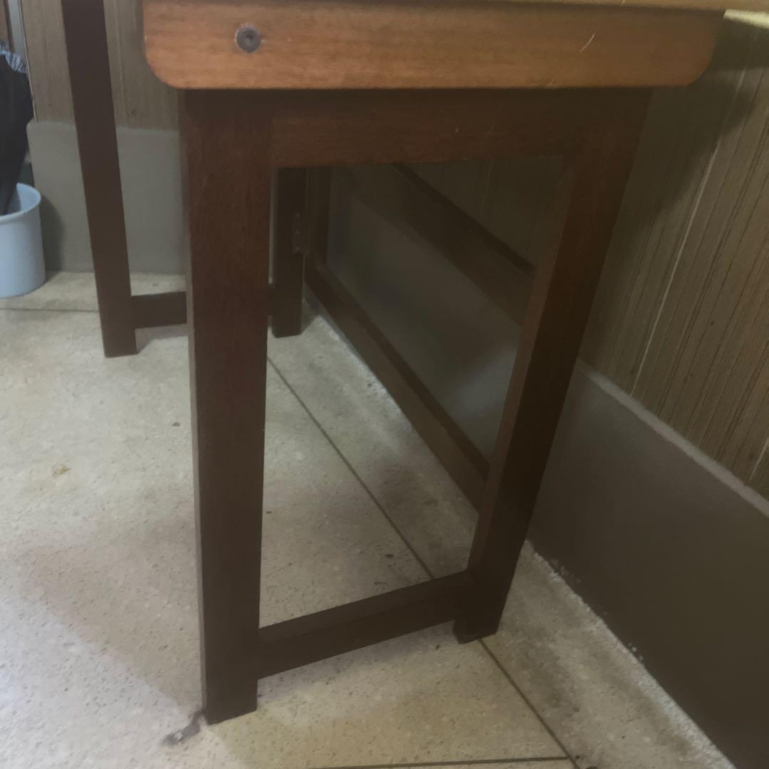 木製 長方形テーブル 使用感あり