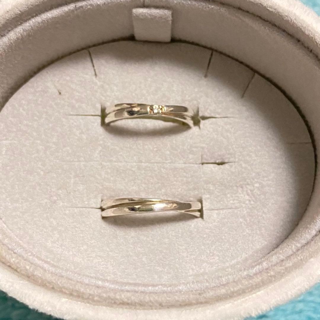 4°Cシルバーペアリング 8号、12号 私的刻印無し