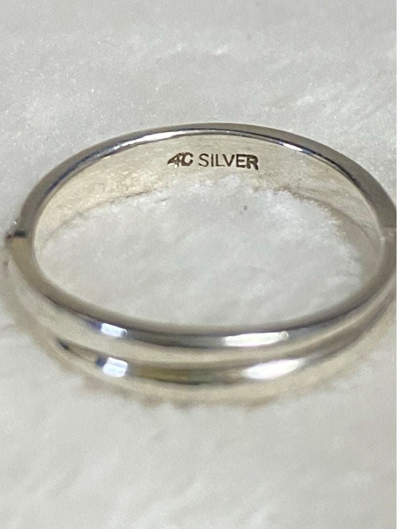 4°Cシルバーペアリング 8号、12号 私的刻印無し