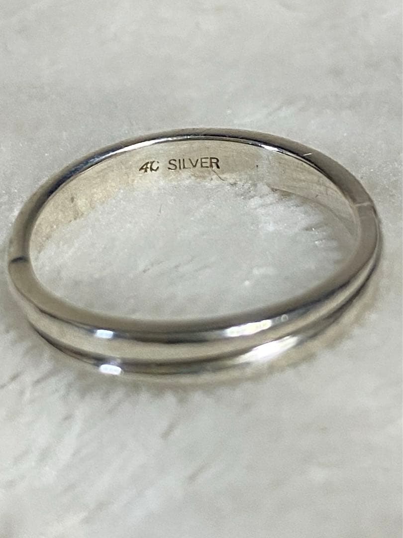4°Cシルバーペアリング 8号、12号 私的刻印無し