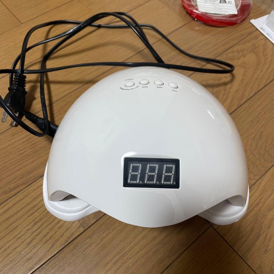 ジェルネイル　セルフネイル　セット売り　LED&UVネイルライト