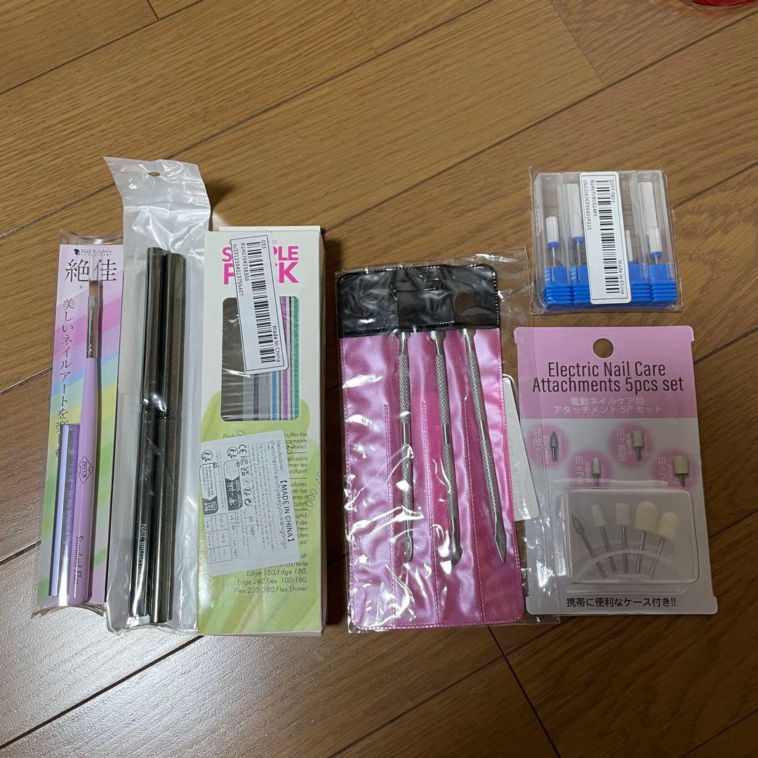 ジェルネイル　セルフネイル　セット売り　LED&UVネイルライト