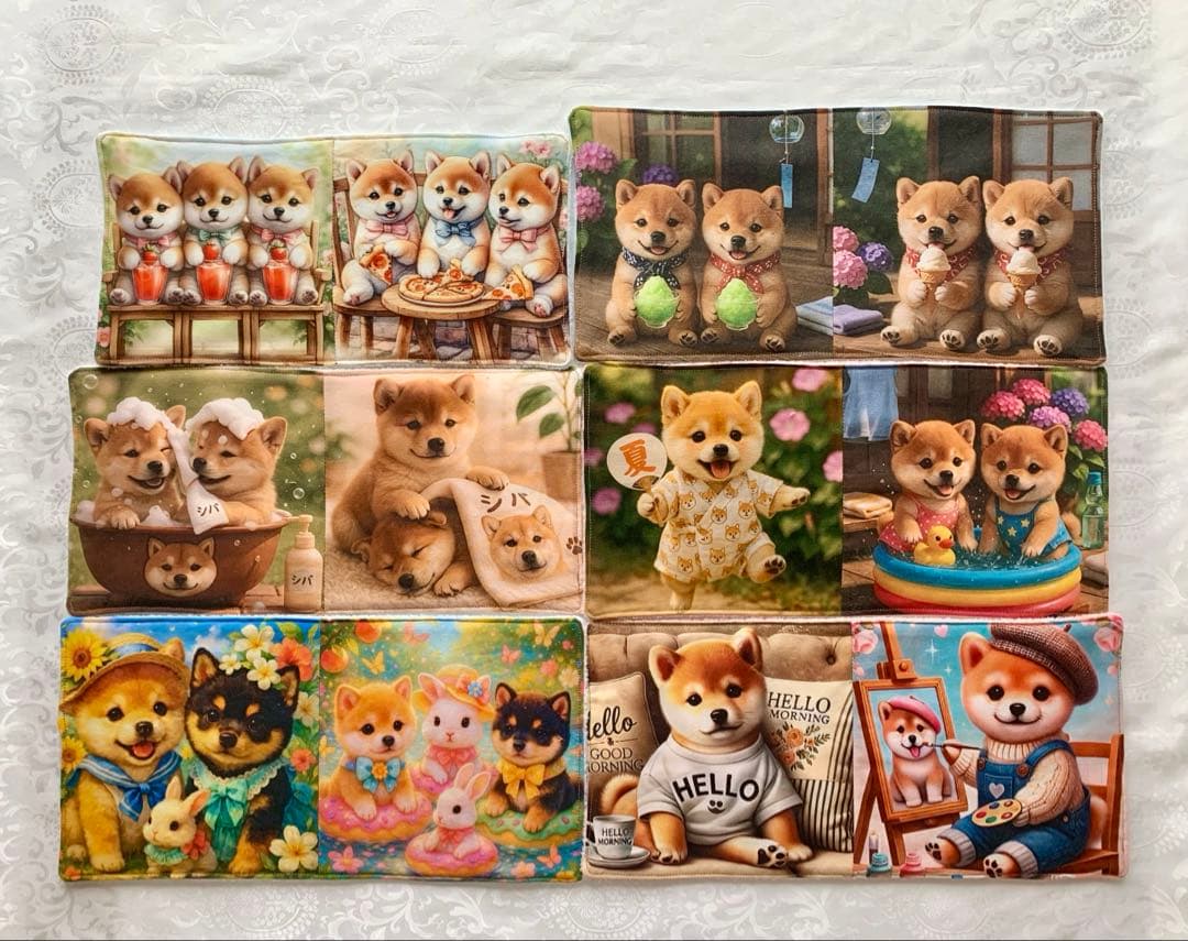 豆柴助　柴ちゃん　トートバッグ　小物入れ