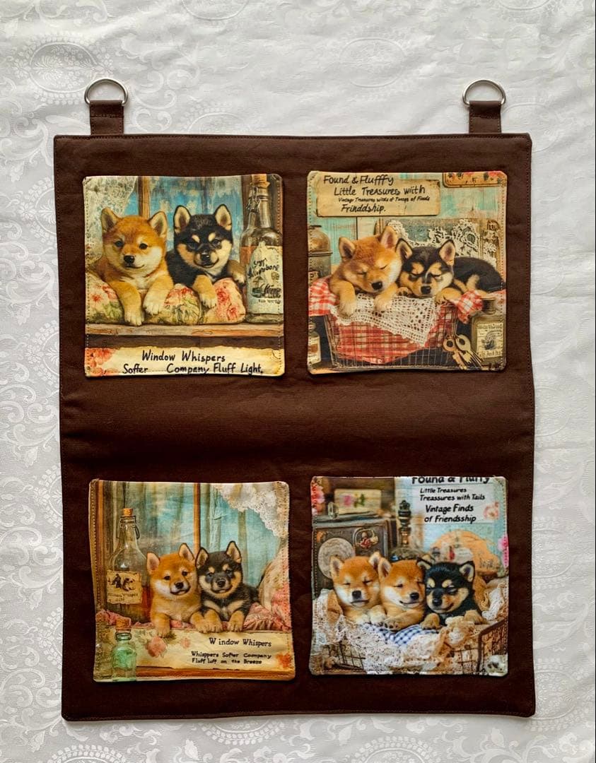 豆柴助　柴ちゃん　トートバッグ　小物入れ