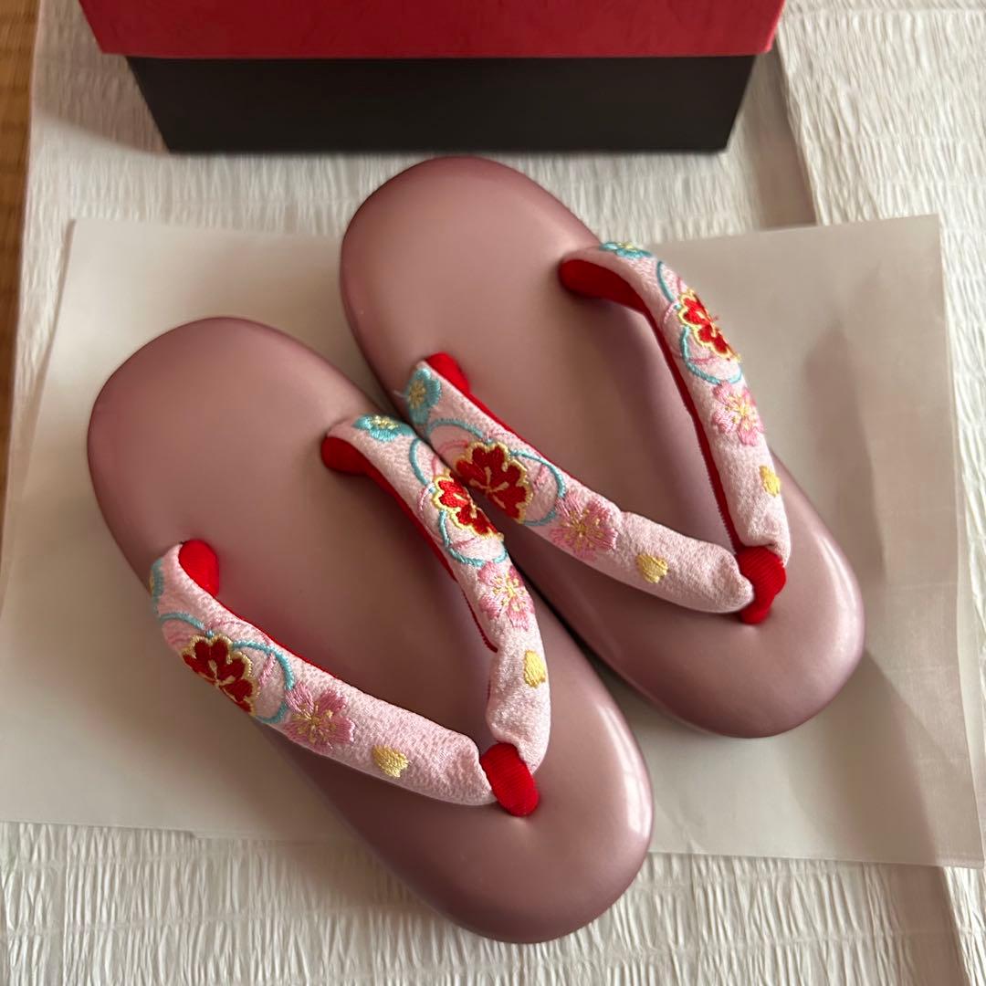 七五三 3歳 総絞り 被布 着物 絹 三歳 赤 草履 753 女の子 友禅染