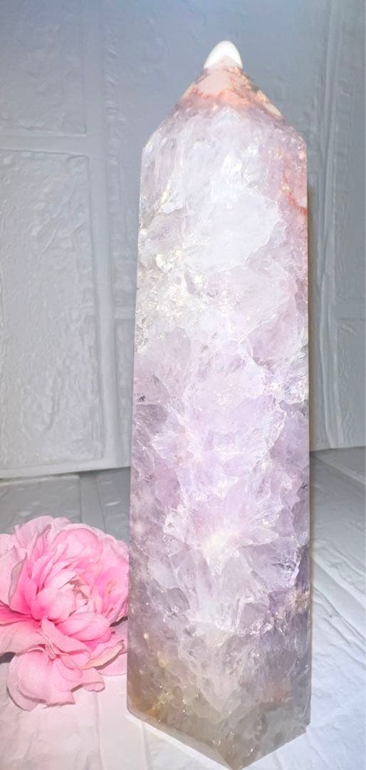 ⑱ピンクアメジスト♥️タワー♥️チェリーブロッサム♥️桜瑪瑙♥️花瑪瑙♥️フラワーアゲート