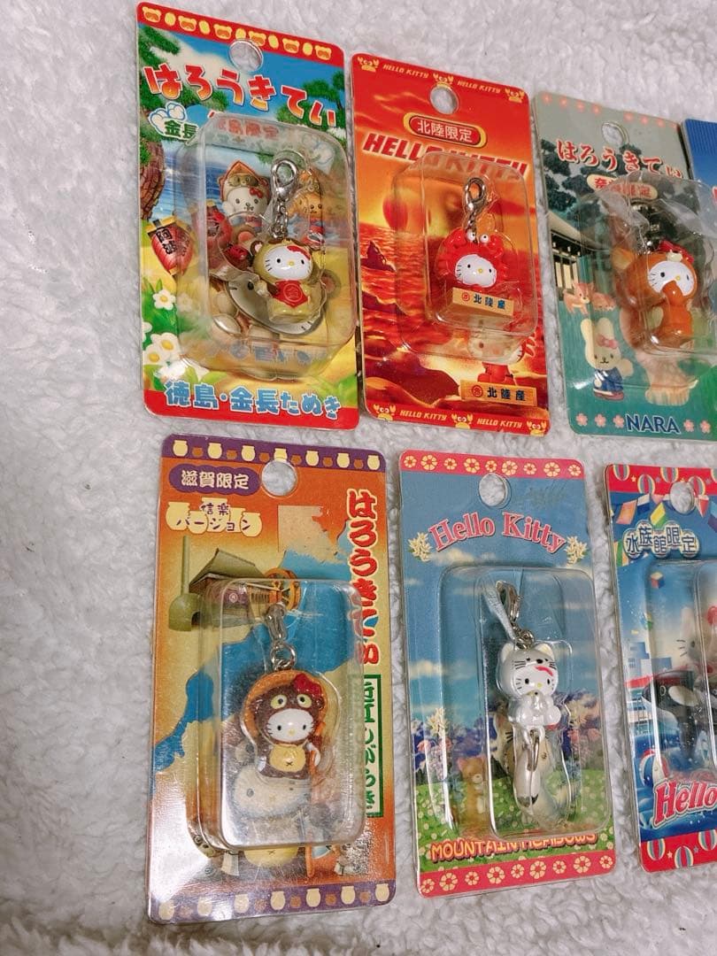 10個セット】ご当地キティ ファスナーマスコット 水族館・動物系 未