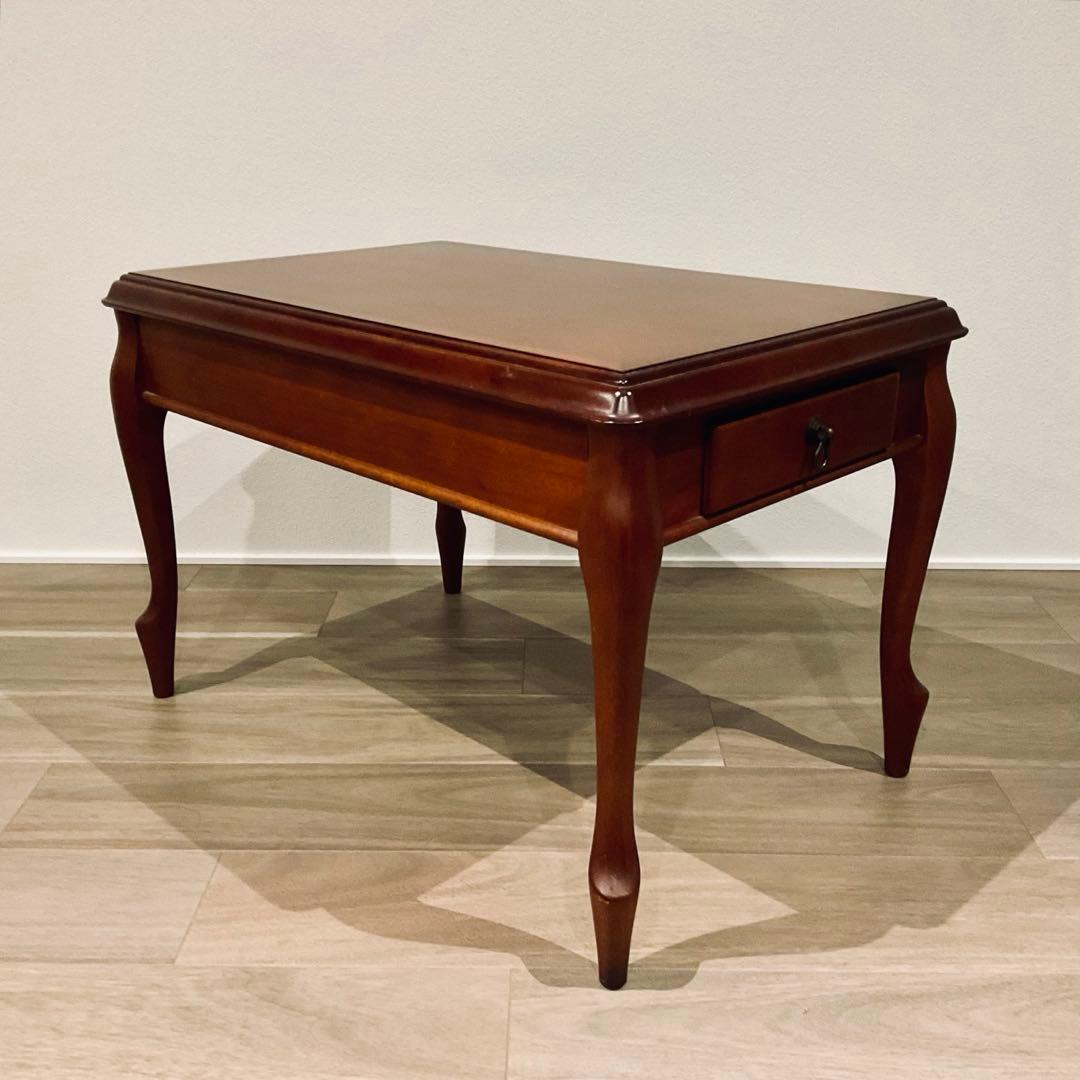 ⭐️ヴィンテージ⭐️【美品】maruni サイドテーブル 猫脚 天然木 木工