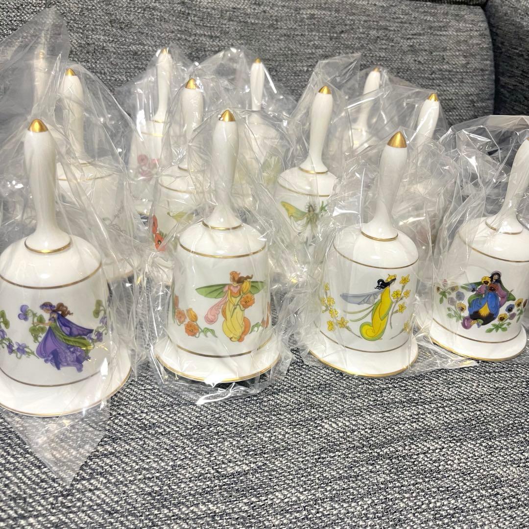 【希少】FRANKLIN PORCELAIN 花の妖精 磁器製ベルコレクション
