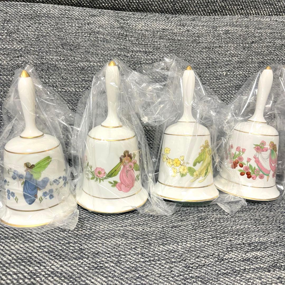 【希少】FRANKLIN PORCELAIN 花の妖精 磁器製ベルコレクション