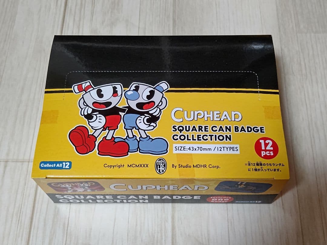 【新品・未開封】カップヘッド　スクエア缶バッジ、ラバーマスコット　まとめ売り