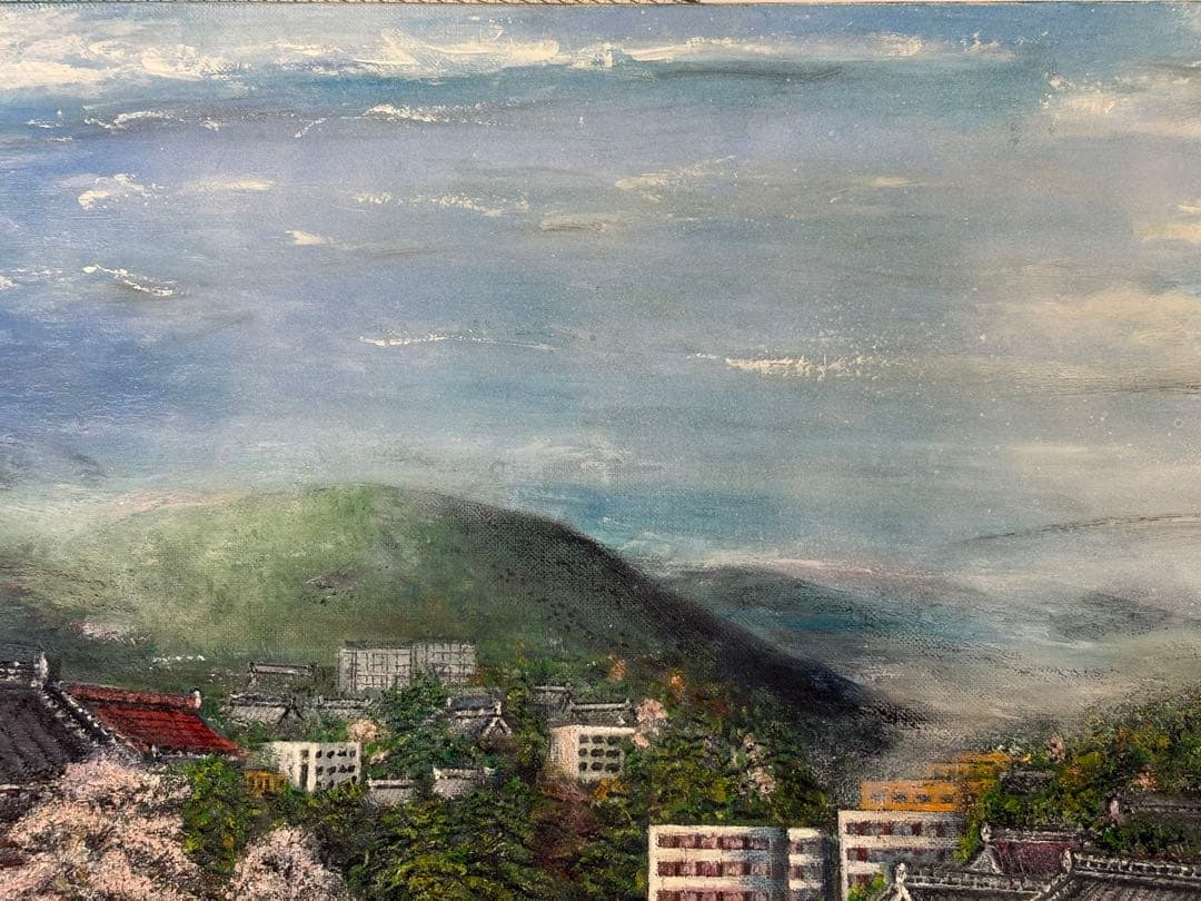 山本達幸「長閑」油彩 風景画