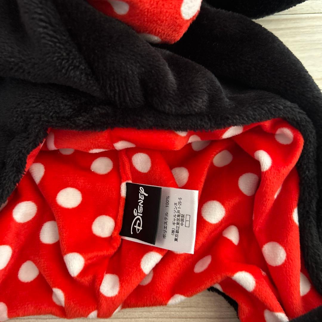 新品未使用！ディズニーリゾートミニーマウス マフラーファンキャップ