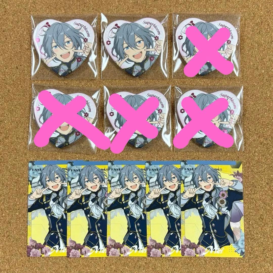 あんスタ スタフォニ ニキ 缶バッジ ハート缶 カード - メルカリ