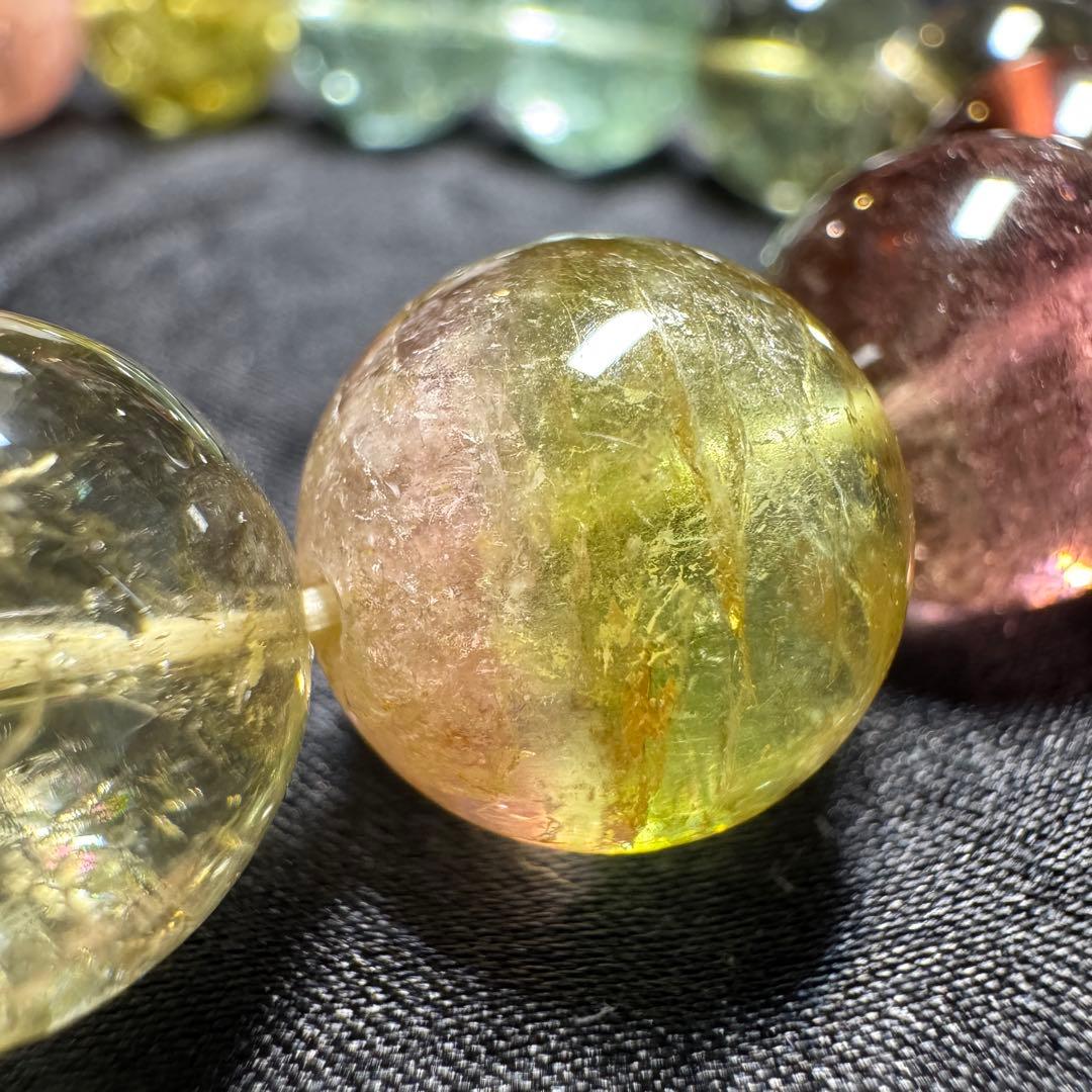 マルチカラー トルマリン ブレスレット ブラジル産