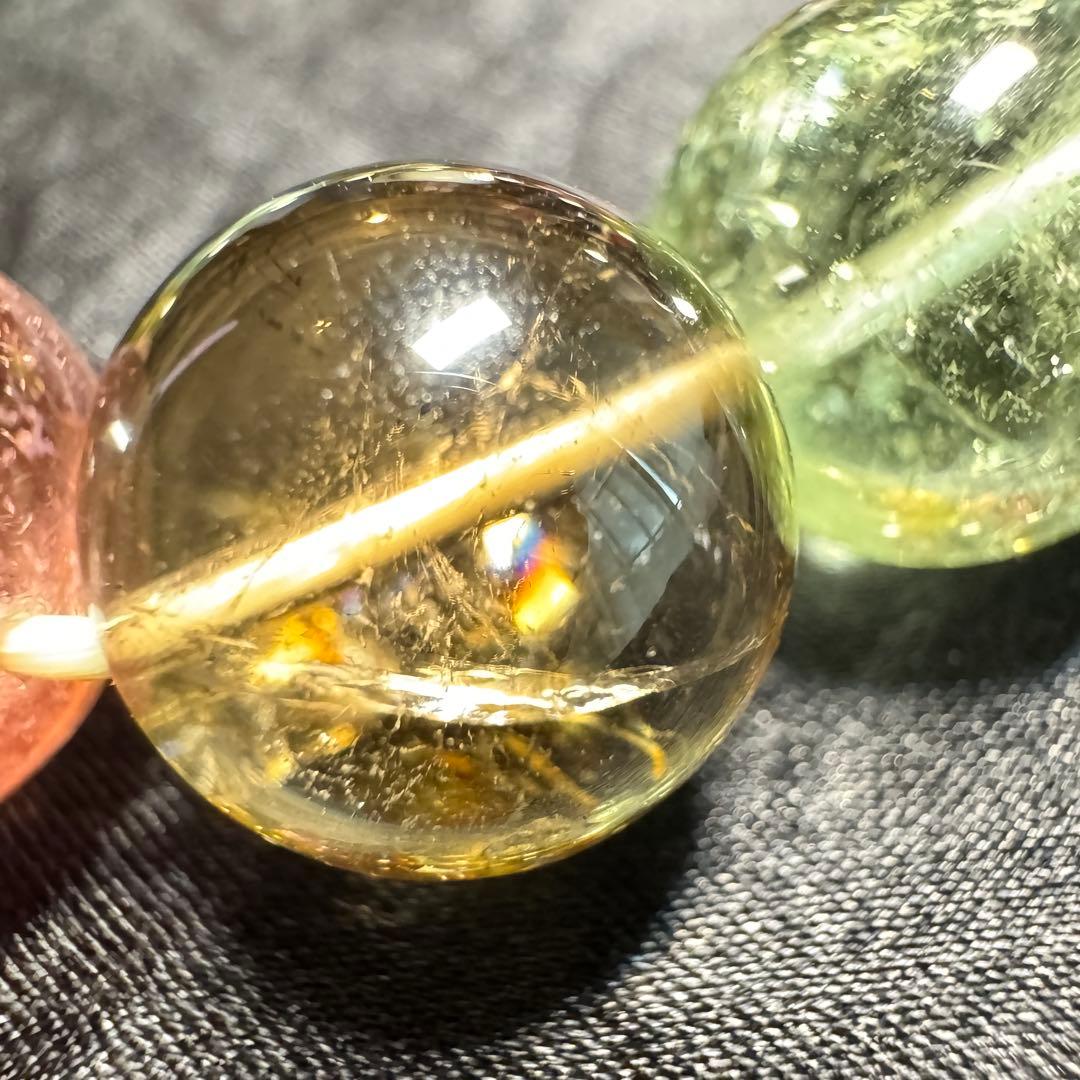 マルチカラー トルマリン ブレスレット ブラジル産