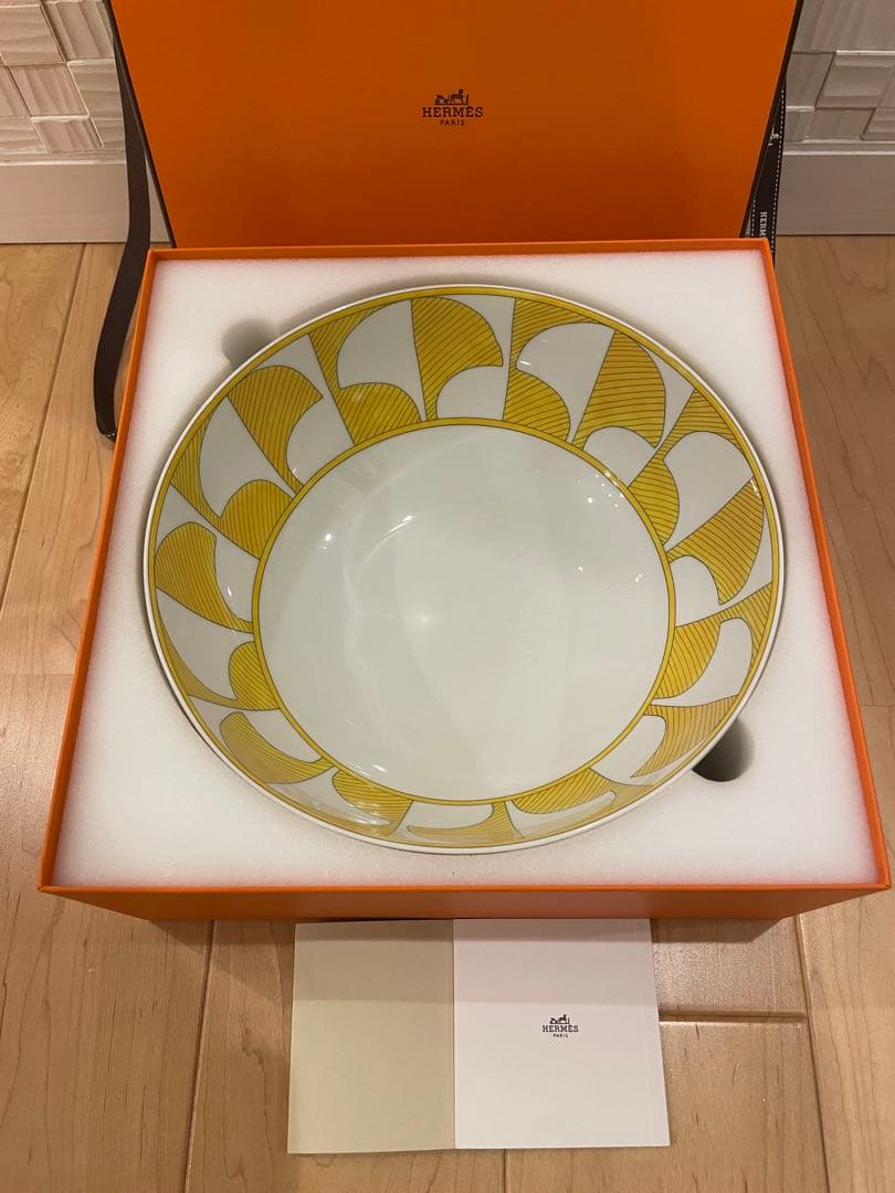 HERMESエルメス ソレイユ・ドゥ・エルメス サラダボウル ラージモデル