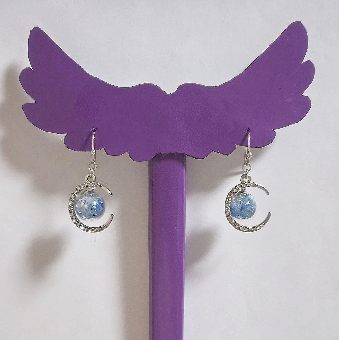 【1200】月と星のピアス／イヤリング