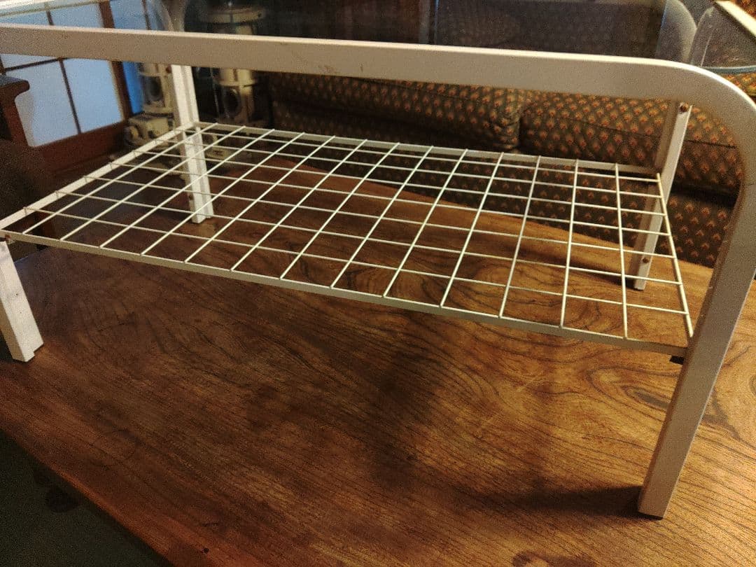 希少　ガラステーブル　コーヒーテーブル　レトロポップ　ポストモダン　アイアン