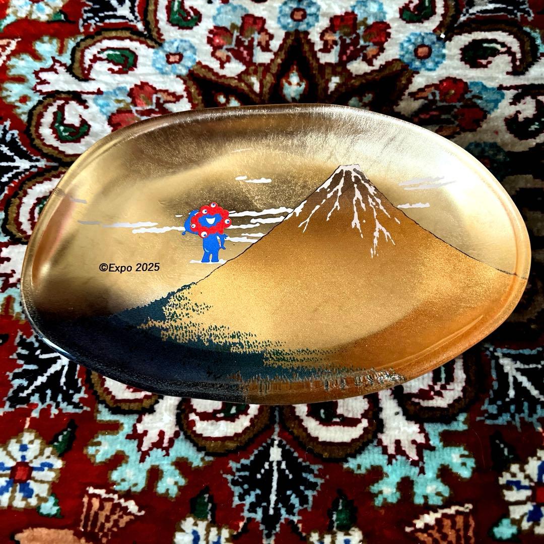 激安‼️【大阪·関西万博 会場限定】 ミャクミャク 箔一 ガラストレー