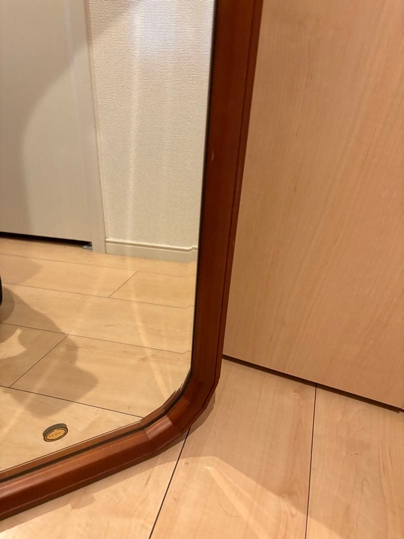 【お買い得 逸品】最高級 銅引鏡 ミエ ミラー 姿見 昭和レトロ　アンティーク