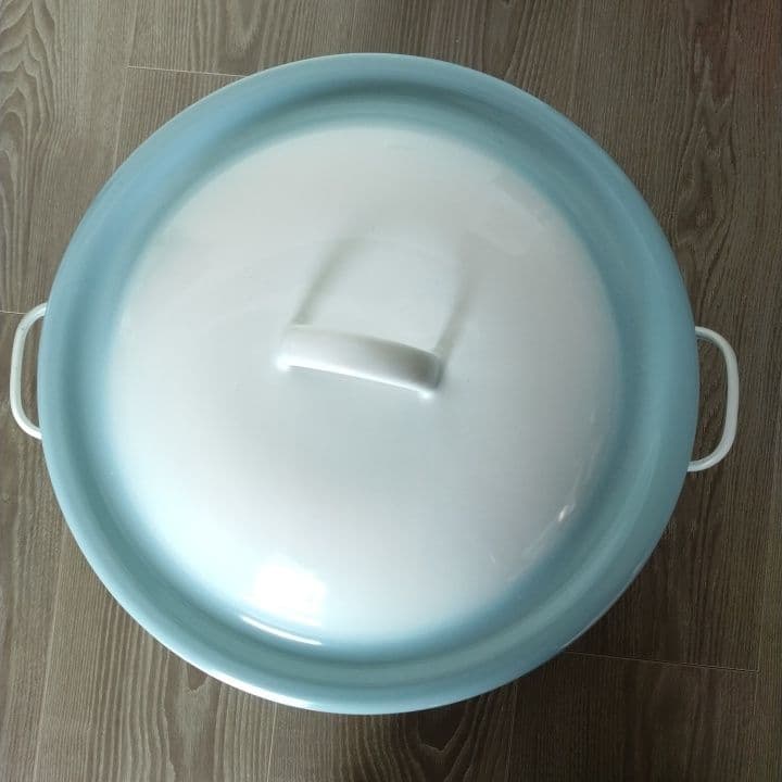 イマン プリンセスローズ ライス缶 ブルー 稀少 特大 美品