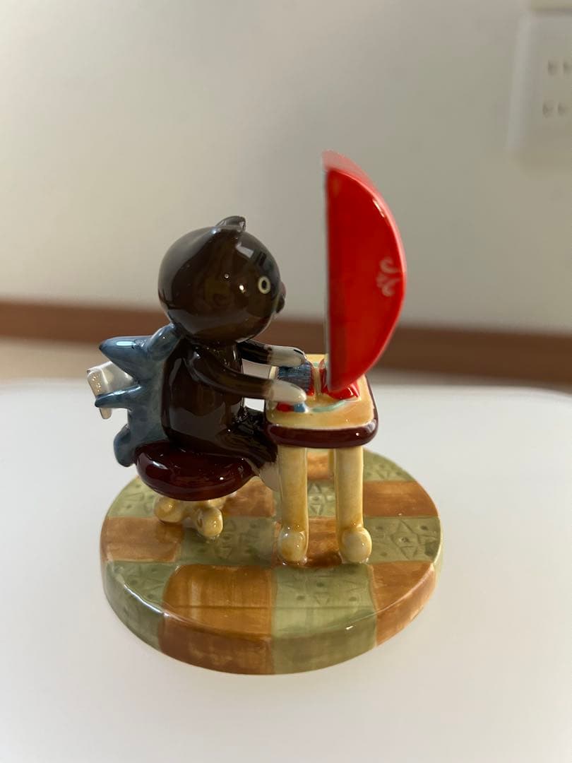 陶器製 猫とねずみの置物９個＋おまけ１個 ベルメゾン