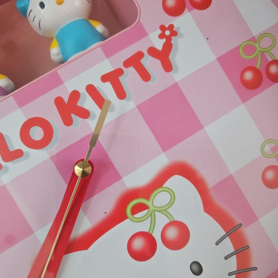 訳有り 美品 1998年製 サンリオ ハローキティ レトロ からくり時計