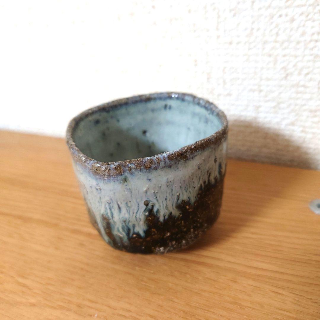 梅田健太郎 朝鮮唐津四方ぐい呑 共箱付き - メルカリ