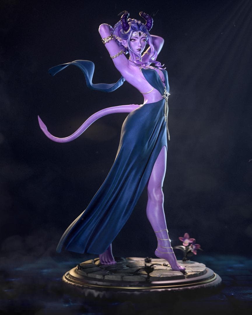 1/6 未塗装 未組立 フィギュア ガレージキット Tiefling Lady