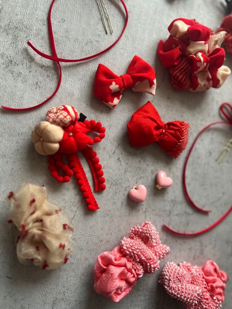 k*y様 七五三　七五三髪飾り　ヘッドドレス　着物髪飾り　リメイク髪飾り　060