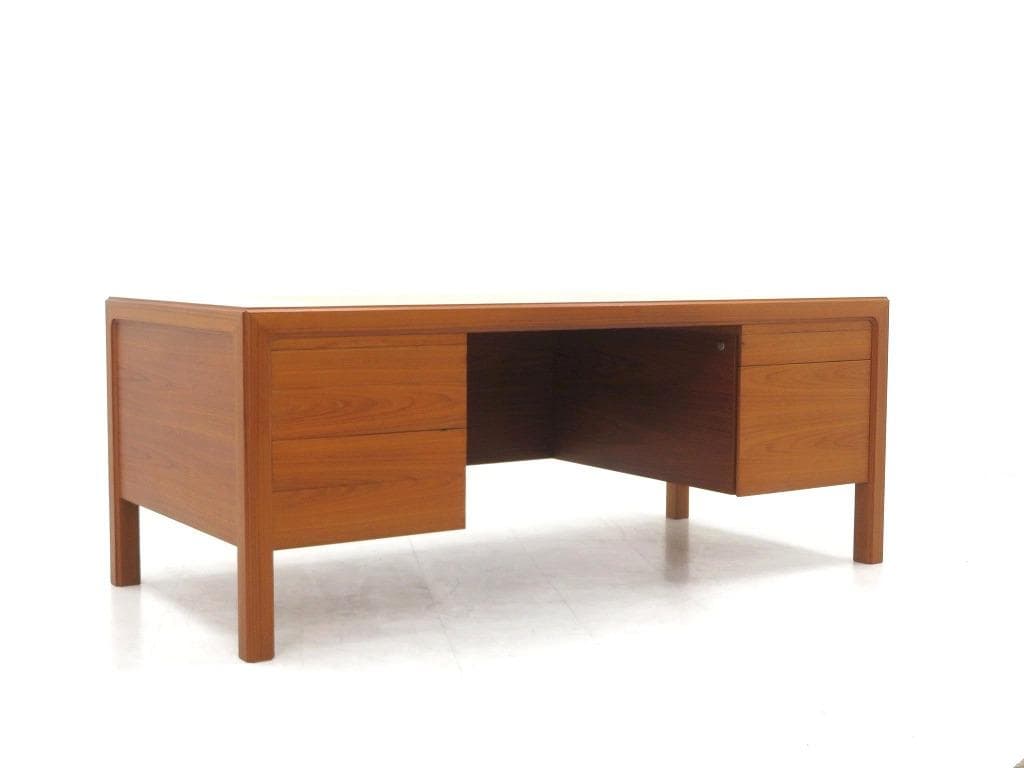 展示品　天童木工　ローズウッド　両袖デスク　両袖机　モダン　ミッドセンチュリー