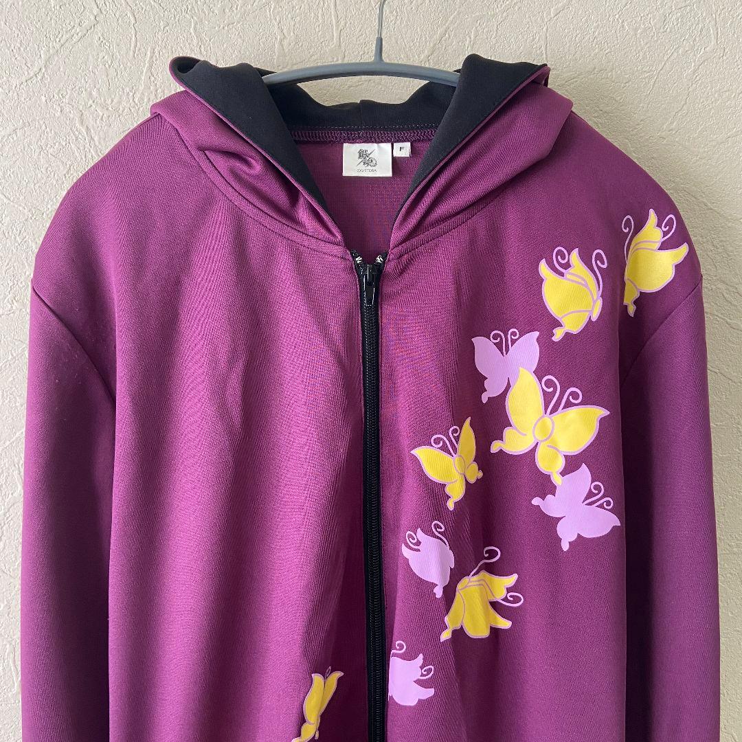 アニメ銀魂 高杉晋助 パーカー パープル - メルカリ