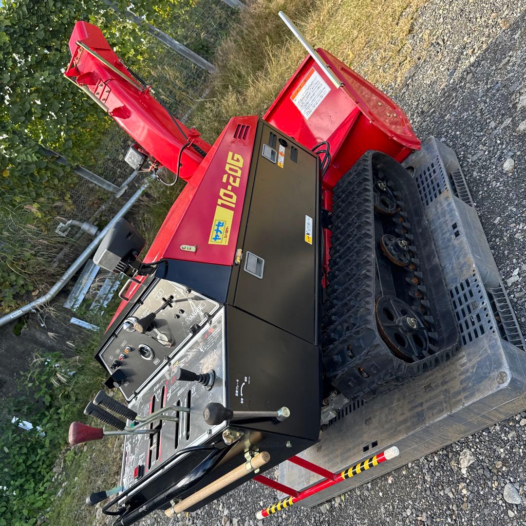 ヤナセYANASE除雪機 10-20G 赤黒 キャタピラ式、中古良品、下取り可