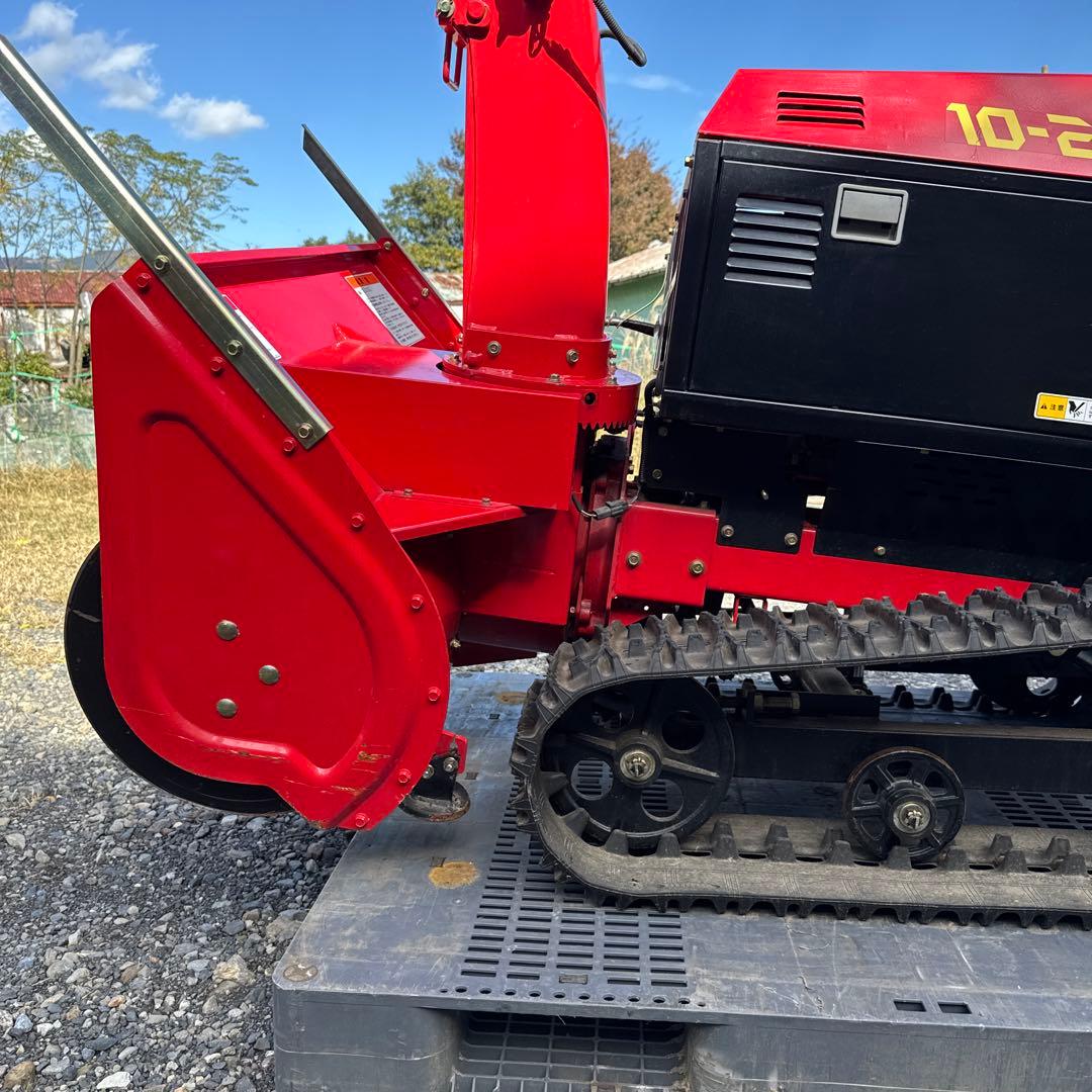 ヤナセYANASE除雪機 10-20G 赤黒 キャタピラ式、中古良品、下取り可