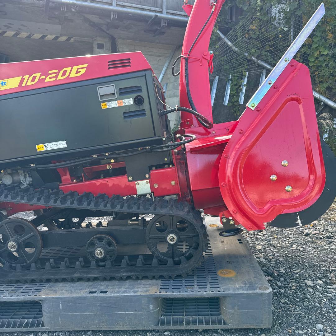ヤナセYANASE除雪機 10-20G 赤黒 キャタピラ式、中古良品、下取り可