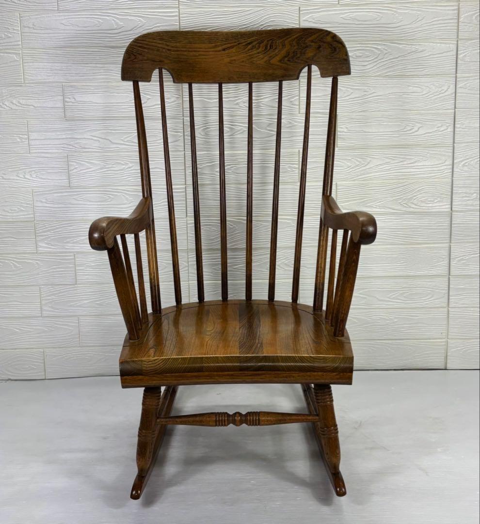 【飛騨産業 キツツキ ロッキングチェア 昭和レトロ 椅子 札幌市】