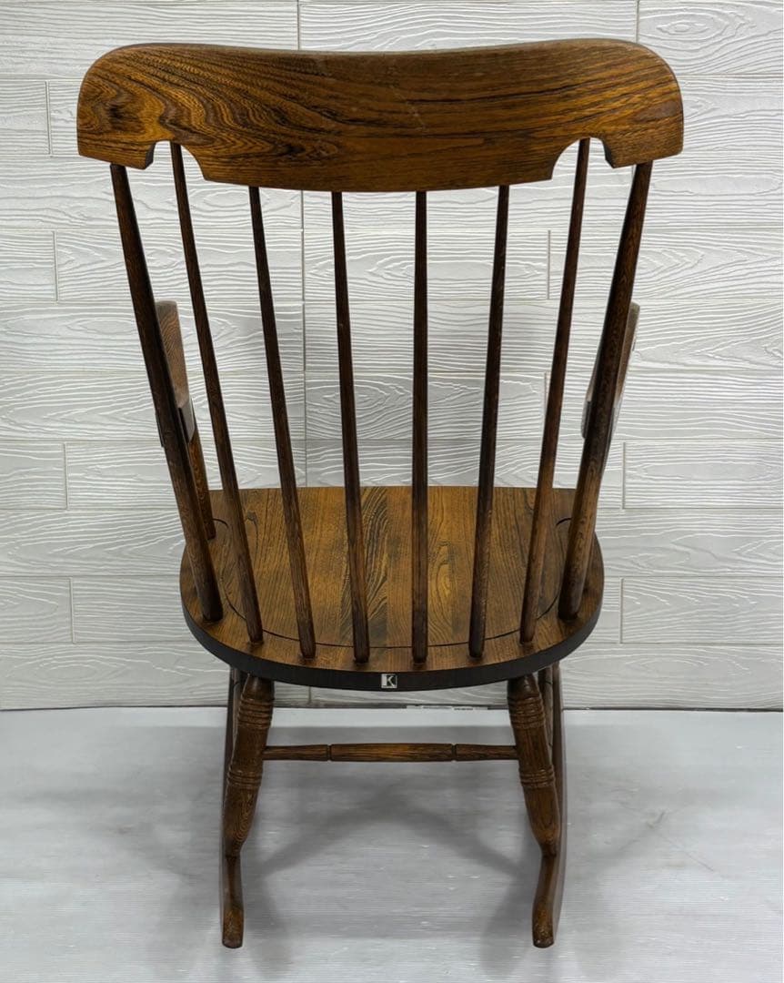 【飛騨産業 キツツキ ロッキングチェア 昭和レトロ 椅子 札幌市】