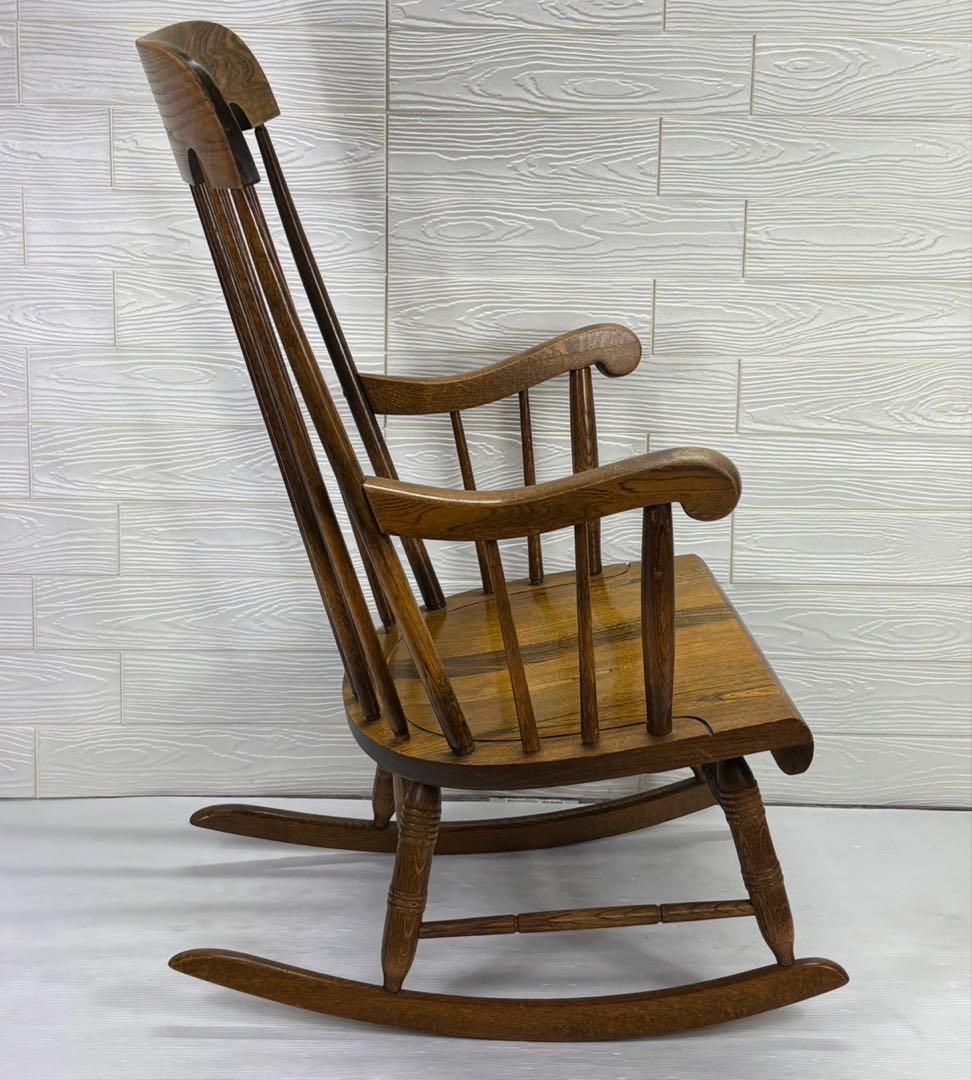 【飛騨産業 キツツキ ロッキングチェア 昭和レトロ 椅子 札幌市】