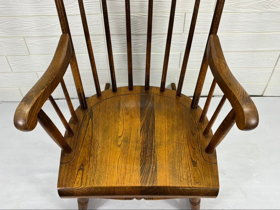 【飛騨産業 キツツキ ロッキングチェア 昭和レトロ 椅子 札幌市】