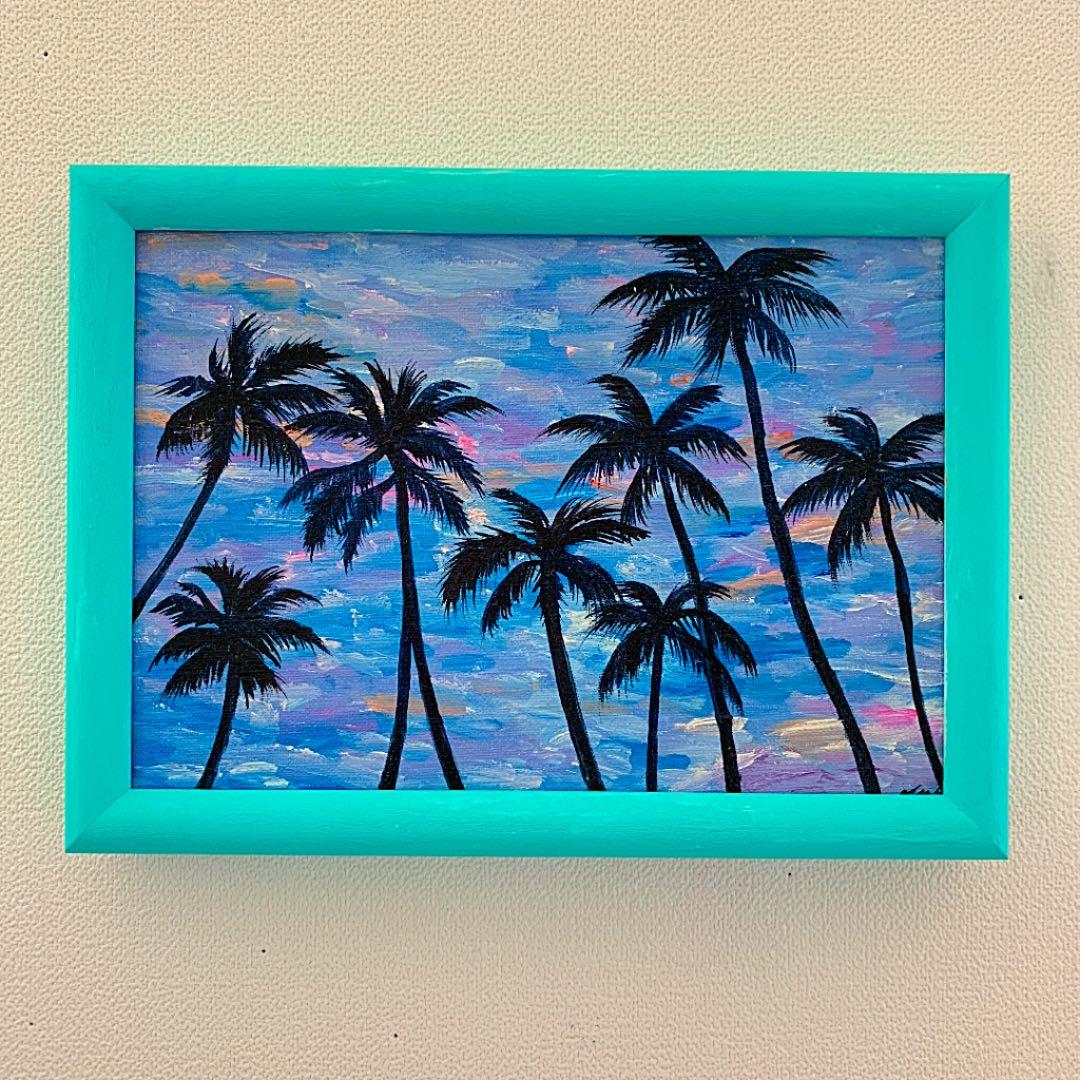油絵 インテリア 海の絵 絵 ロンハーマン アート ハワイ - メルカリ