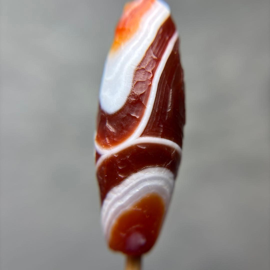 Nagiクリスマスセール❣️ゴビ瑪瑙天然神様天珠　12-249