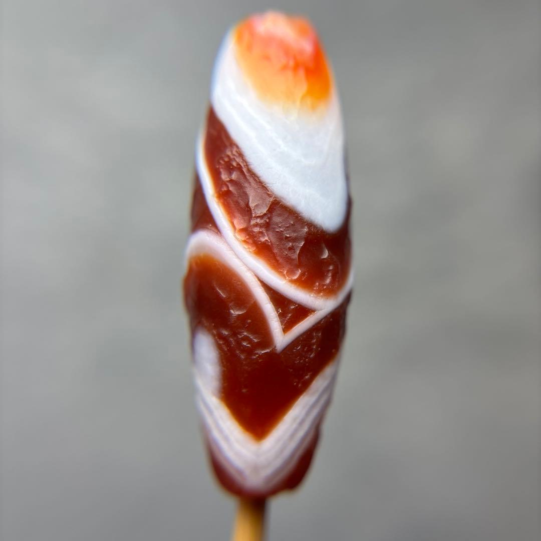 Nagiクリスマスセール❣️ゴビ瑪瑙天然神様天珠　12-249