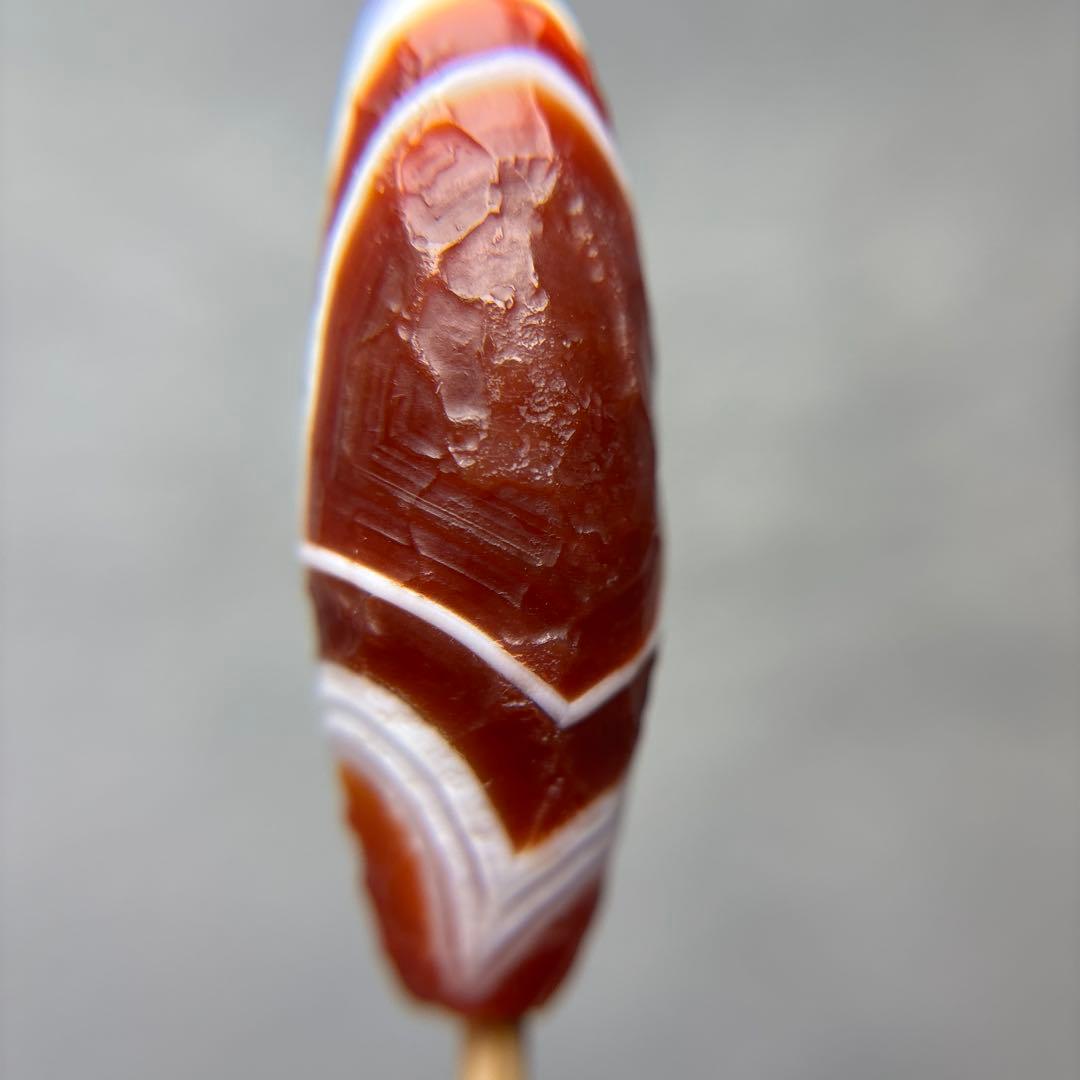 Nagiクリスマスセール❣️ゴビ瑪瑙天然神様天珠　12-249