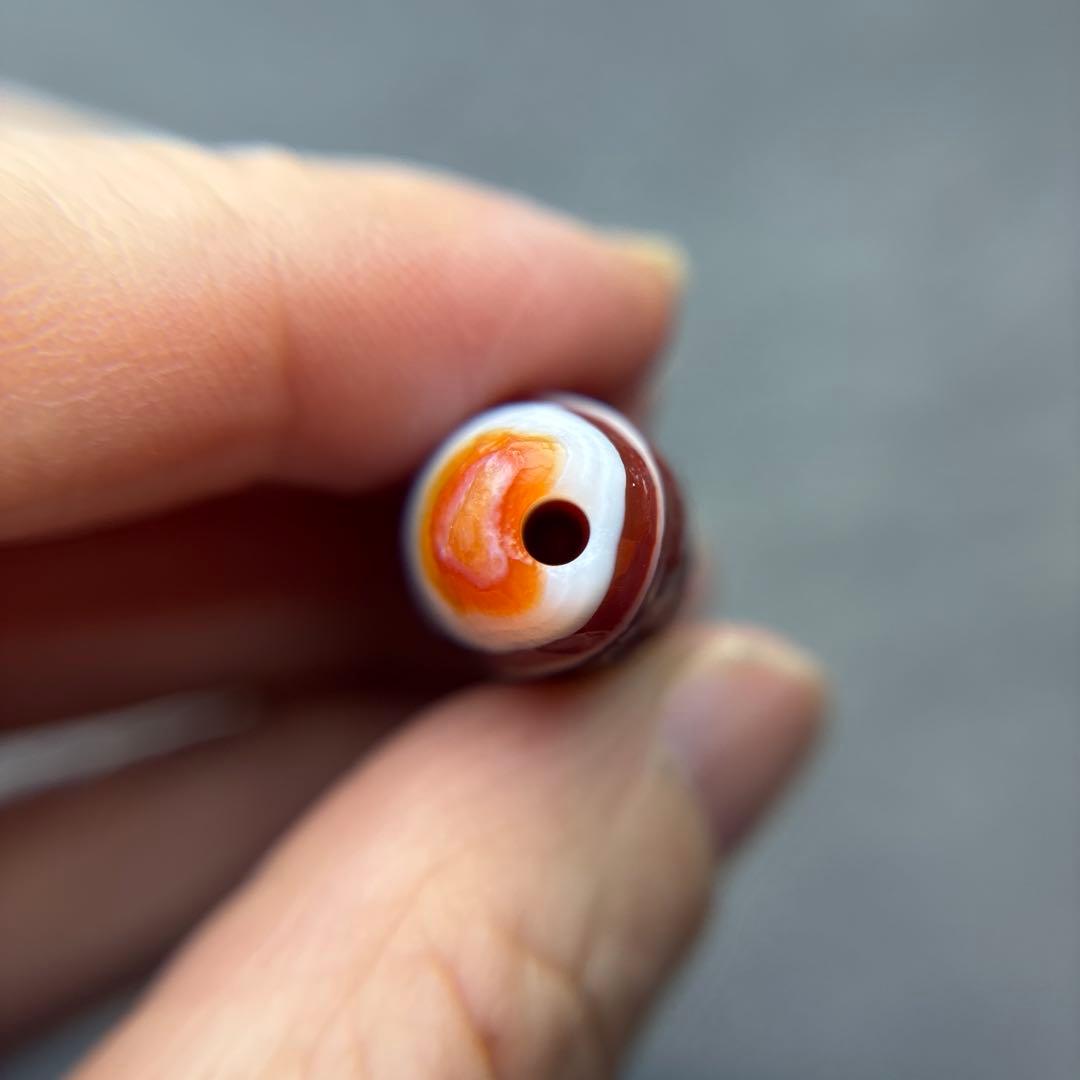 Nagiクリスマスセール❣️ゴビ瑪瑙天然神様天珠　12-249