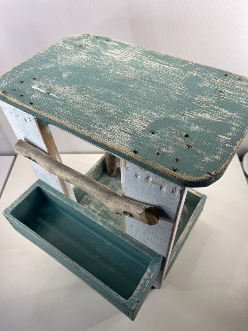 ③サイドテーブルワゴン 流木インテリア リメイク家具 DIY ハンドメイド