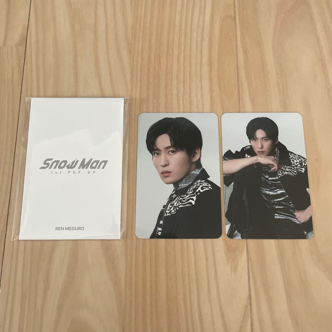 SnowMan 1st ポップアップ popup 韓国 目黒蓮 フォトカード B - メルカリ