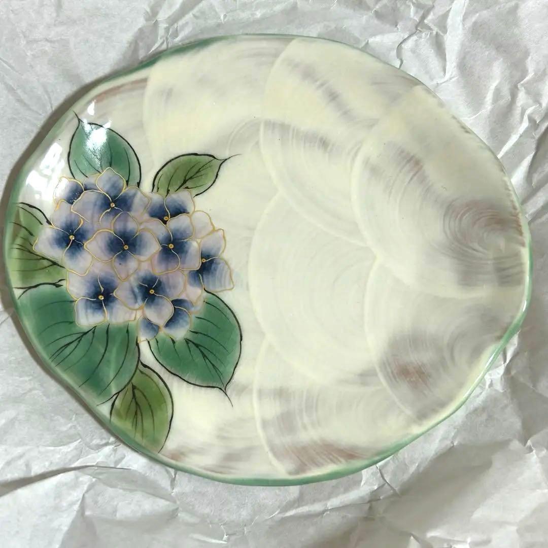 【元箱　未使用】京焼　清水焼　陶葊　陶あん　花変り　銘々皿　5枚揃